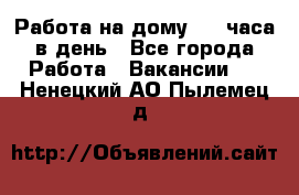 Работа на дому 2-3 часа в день - Все города Работа » Вакансии   . Ненецкий АО,Пылемец д.